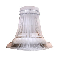 Dome Net Princess Bed Ceiling Mount Foldable Ruffled