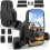 UTV Side View Mirrors Adjustable Break-Away 1.6-2 Inch 1