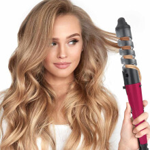 Ceramic Hair Curler Wand Rechargeable Cordless 1pc