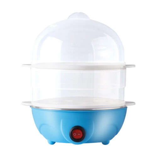 Stainless Steel Double-Layer Egg Cooker 1 Unit
