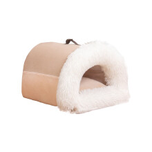 Pet House Semi-Enclosed with Carry Handle and Non-Slip
