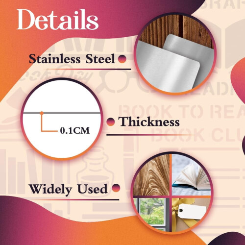 Metal Book Stencil 6x6 inch for Diary Scrapbooking 2