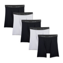 Men's Beyondsoft Boxer Briefs Black Gray 5 Pack