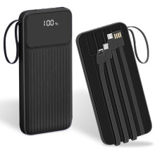PD 22.5W Fast Charger Power Bank 20000mAh with 4 Cables