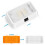 LED RV Porch Light 12V with Switch Clear Amber Lens 7