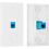 10Gbps Ethernet Wall Plate CAT6A 1-Port RJ45 2 Pack 4