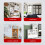 Concealed Flip-up Cabinet Slide Set with Buffer 7