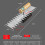 Tile Trowel Squared Tip Notch Stainless Steel 1 2