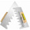 Squared Tip Notch Tile Trowel Stainless Steel 10mm 7