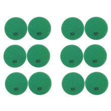 12 Stück Diamant-Bodenpolierpads mit Harzbindung für Terrazzoböden, Durchmesser 4 Zoll, Körnung 800