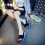 Floopi Flip-Flops für Damen, schwarz, Größe 6,5–7 6