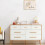 Wooden Cabinet Knobs Solid Wood 6 pcs 96 mm 4