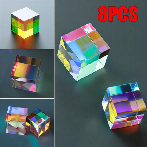Optical Glass X-Cube Dichroic Prism RGB Combiner Splitter 1