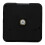 3X DIY Clock Metal Texture  Wall Clock Retro Wall Clock Movement Accessories Black 3