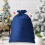 Christmas Ornament Storage Bag Navy Cloth Drawstring Bag 4
