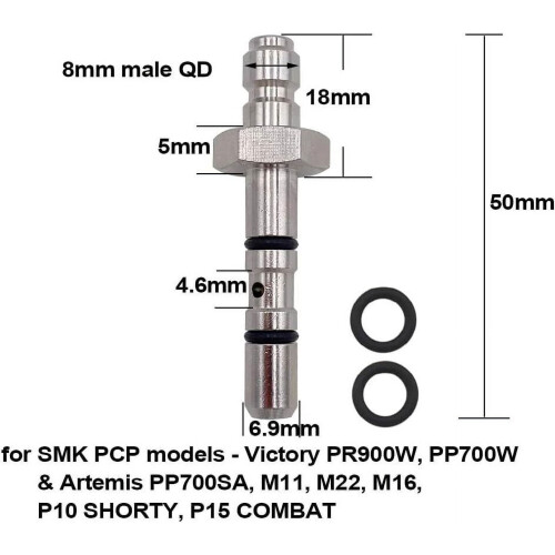 Air Quick Fill Probe Replacement Adapter for SMK 1