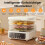 Food Dehydrator 5-Tray 72H Timer 35-70C 160W 2