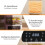 Food Dehydrator 5-Tray 72H Timer 35-70C 160W 5