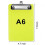 Pocket Clip Board A6 4.7 x 7.3 Inch 5 Pack 4