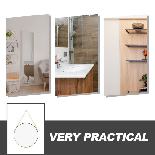 Wall-Mounted Round Bathroom Mirror 1