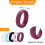 Silicone Wedding Ring for Women 5.4mm Width 5 Pack Size 10 2