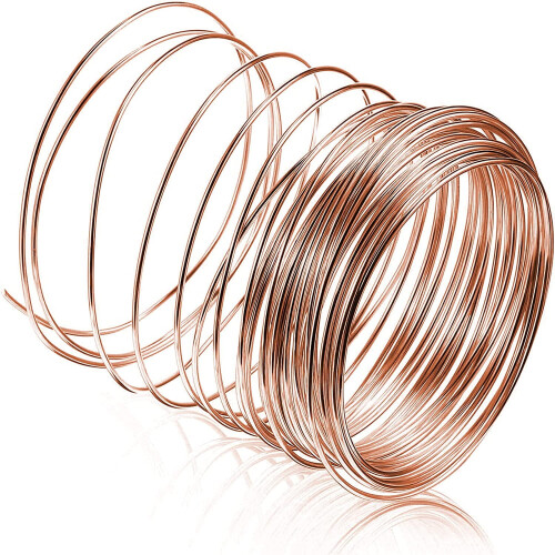Bare Copper Wire 99.5% Pure 21 Gauge 66 Ft 2