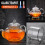 Clear Glass Teapot with Infuser 1000 ml 4