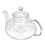 Clear Glass Teapot with Infuser 1000 ml 2