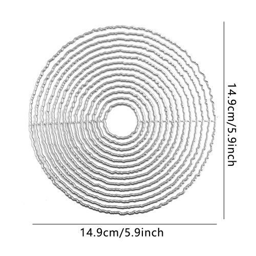 Circle Frame Metal Cutting Dies for Craft Projects 1