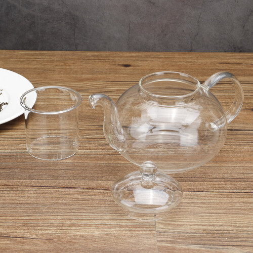 Clear Glass Teapot with Infuser 1000 ml 2