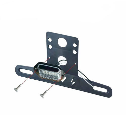 ATV UTV Plastic License Plate Frame with LED Lights 2