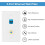 10Gbps Ethernet Wall Plate CAT6A 1-Port RJ45 2 Pack 3
