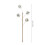Silver Christmas Ball Ornament 40cm Sequin Mirror Decor 3