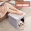 Velvet Pet Ottoman Cube Cat House Gray Square 5