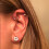CZ Ear Plug Tunnels Screw Fit 0g 00g 4