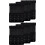 Women's Bra Strap Extender Elastic 4-Hook Black 6-Pack 2