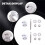 8X Long Push Button Quick Release Hood Pins Bonnet Lock Clip  Bumper Kit 7