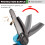 Aggxpf Cordless Mini Chainsaw 6 inch with 2 Batteries 3