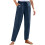 Women's Cotton Linen Pants Solid Color Wide Leg with 3