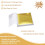 Golden Leaf Foil Sheets 3.15x3.35 Inches 100 Pcs 3