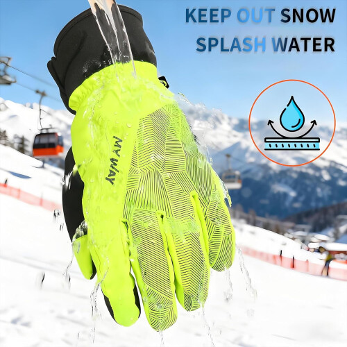 Ski Gloves Winter Cold Weather Warm Touchscreen 1