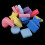 Sponge Painting Brushes Assorted Shapes 18 Pack 7