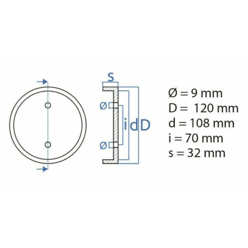 Universal Round Rubber Arm Pad for Auto Lift 4 pcs 2