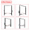 Universal Round Rubber Arm Pad for Auto Lift 4 pcs 4