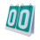 S Scoreboard 2-Digit Tabletop Flip Score Counter for 5