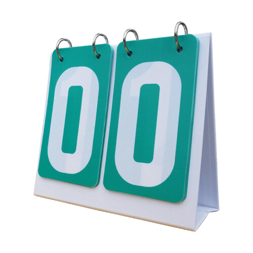 S Scoreboard 2-Digit Tabletop Flip Score Counter for 2