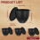 Silicone Stand Mixer Bowl Liners Black 3 Pcs 5