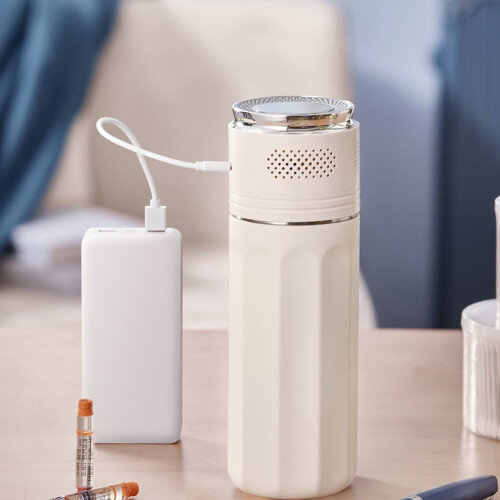 USB-Cooled Case with Temp Display 800ml Shockproof 1