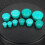 Ear Plug Tunnel Natural Stone Mushroom Shape 2 Pcs 4