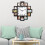 Clock Collage Picture Frame Black 12 Opening 2